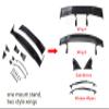 Novahobby 1/10 Scale RC Painted Precut Drift Racing Touring Onroad Car Body Shell Width 190mm with Wing Mirror Accessories (MT GT) view 4
