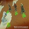 LITKO Fantasy Initiative Token Set #1-10 Compatible with The Dungeons and Dragons 5th Edition, Fluorescent Green (10) view 2