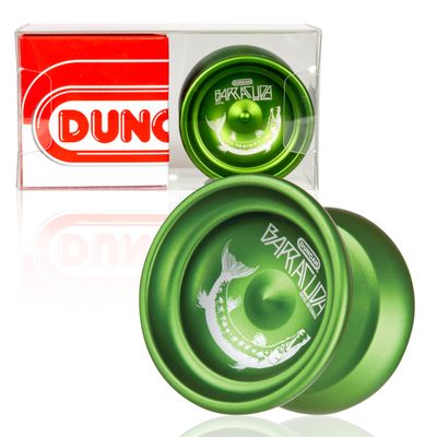 Duncan Toys Barracuda Yo-Yo, Unresponsive Pro Level Yo-Yo, Concave Bearing and Aluminum Body, Green