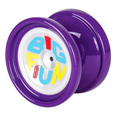 Duncan Toys Big Fun Yo-Yo [Purple & White], Unresponsive Pro Level Yo-Yo, Concave Bearing