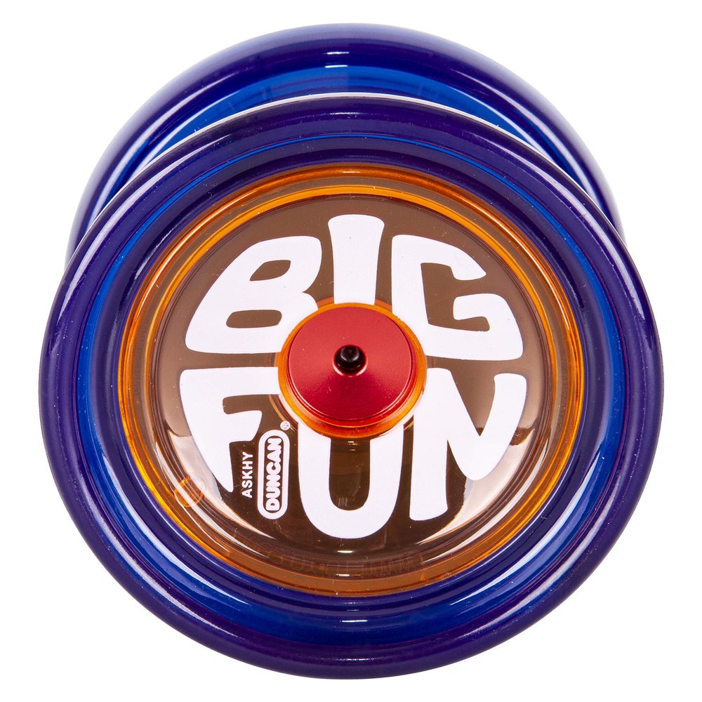 Duncan Toys Big Fun Yo-Yo [Blue & Orange], Unresponsive Pro Level Yo-Yo, Concave Bearing