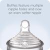 NUK Simply Natural Glass Baby Bottles, 4 oz, 3 Pack view 4