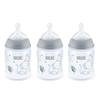 NUK Smooth Flow Anti Colic Baby Bottle, Elephant, 5 Ounce (3 Pack) view 1