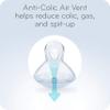 NUK Smooth Flow Anti Colic Baby Bottle, Elephant, 5 Ounce (3 Pack) view 2