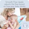 NUK Smooth Flow Anti Colic Baby Bottle, Elephant, 5 Ounce (3 Pack) view 3