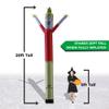 LookOurWay 20ft Monster Air Dancers Inflatable Tube Man Attachment | Halloween Inflatables Outdoor Decoration | Wacky Waving Halloween Blow Up for Yard Display or Business (Blower Not Included) view 2