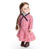 The Queen's Treasures 18 Inch Doll Clothes, Little House on The Prairie Authentic Laura Ingalls Red Check Dress Outfit, Compatible for Use with American Girl Dolls view 2
