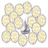 216 Gold Oh Baby Boy Kisses Labels for Baby Shower Or Baby Sprinkle Party Or Event, Its a Boy Kisses Stickers Decorations, Wrappers, Favors. Golden and White. Made in USA view 1