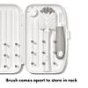 OXO Tot Travel Size Drying Rack with Bottle Brush- Gray view 3