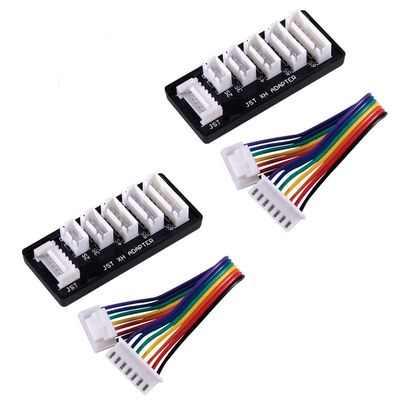 AOICRIE 2pcs RC Product JST-XH-2-6S Lipo Battery Charge Balance Board, JST XH Board Balance Expansion Charger Adapter gor RC 6S LiPo Battery Charge