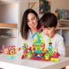 PicassoTiles Toys 112 Piece Hedgehog Blocks STEM Building Tiles Set Construction Learning Toy Stacking Interlock Block, Creativity Beyond Imagination, Inspirational, Recreational, Educational PTB112 view 2