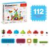 PicassoTiles Toys 112 Piece Hedgehog Blocks STEM Building Tiles Set Construction Learning Toy Stacking Interlock Block, Creativity Beyond Imagination, Inspirational, Recreational, Educational PTB112 view 3