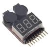 AOKoda 2 Pack 1-8S LiPo Voltage Checker/Low Voltage Alarm/Temperature Sensor/High Temperature Alarm view 2