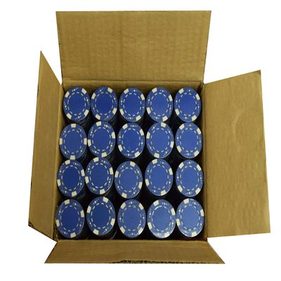 Vegas Gaming Poker Chips - (1000) Ace Jack Blue 11.5 g Clay Composite