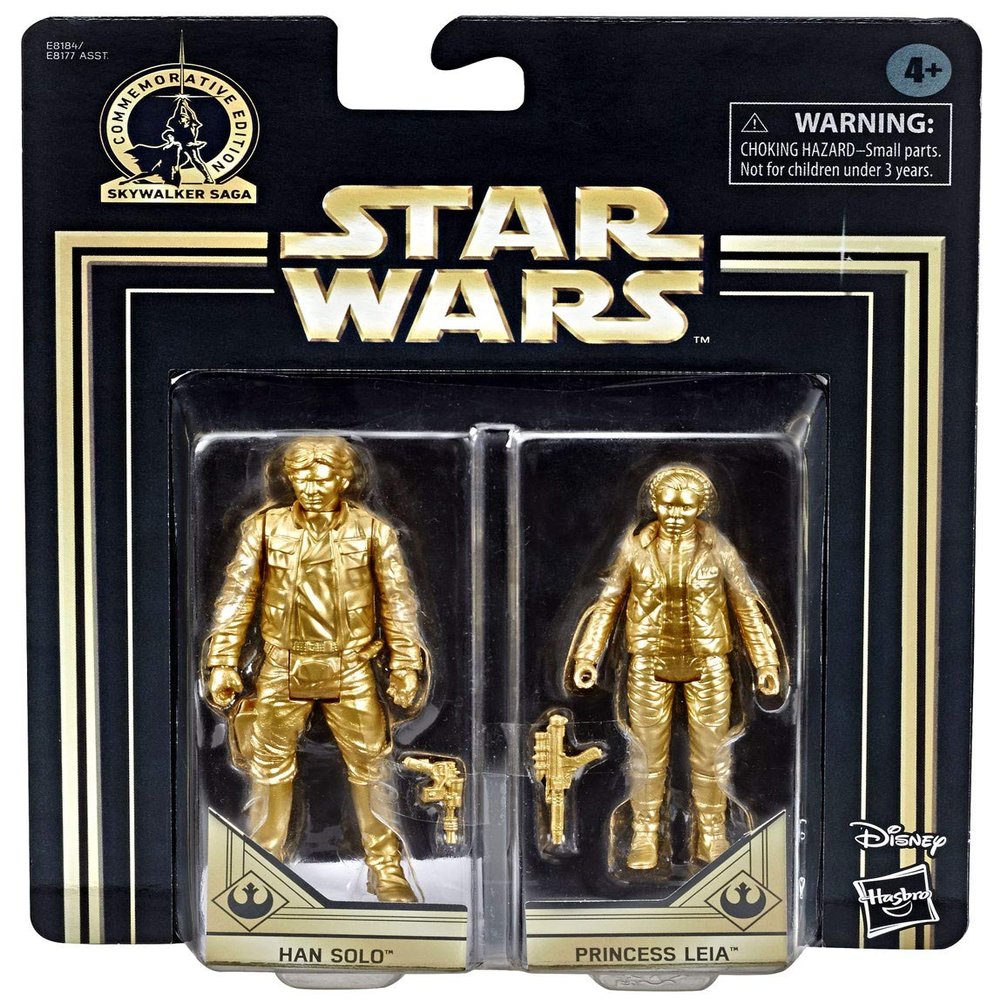 Commemorative Edition Skywalker Saga Gold Han Solo & Princess Leia