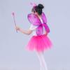 4PCS Girls Led Flashing Light Fairy Costume Butterfly Wing, Tutu,Wand, Headband Set for 3-8 Years Girls Birthday (2#) view 4