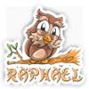 Raphael Owl Sticker (Large, 14x9.8 inch) view 1