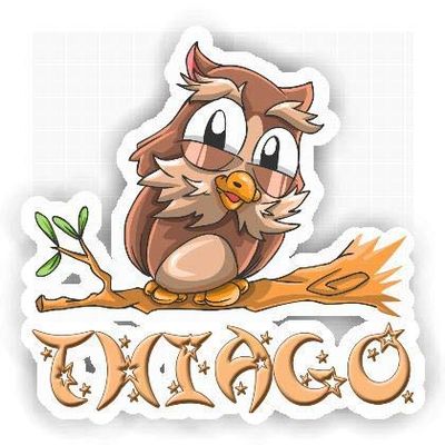 Thiago Owl Sticker (Large, 14x9.8 inch)
