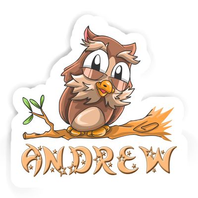 Andrew Owl Sticker (Large, 14x9.8 inch)