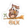 ANH Owl Sticker (Large, 14x9.8 inch) view 1
