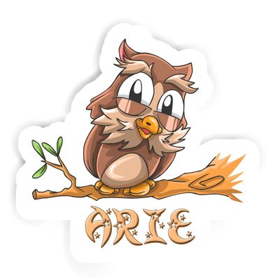 Arie Owl Sticker (Large, 14x9.8 inch)