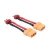 OliRC 2pcs Male T Plug to Female XT90 Connector Adapter with 14awg 2in Cable(C102-2) view 3