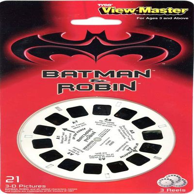 Batman and Robin - George Clooney - Classic ViewMaster - 3 Reels on Card - New