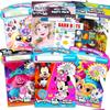 Imagine Ink Coloring Book Set for Girls (Bundle Includes 6 No Mess Books and Stickers Featuring Trolls, Dumbo, and More) view 1