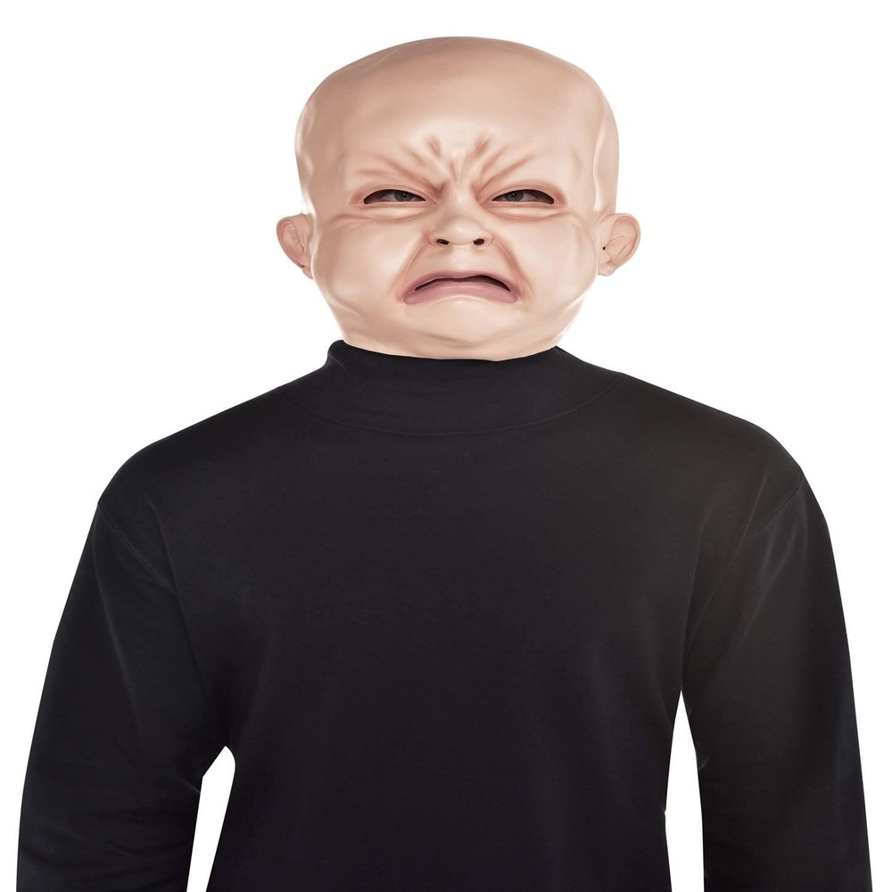 Amscan 8401657 Creepy Crying Baby Full Head Mask - One Size