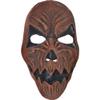 Amscan Brown & Black Pumpkin Head Latex Mask (1 Pc.) - Spooky & Durable, Perfect for Halloween, Cosplay & Trick-or-Treaters view 1