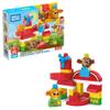Mega Bloks Peek A Blocks Animal Farm Preschool Building Set with Slide view 1