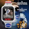 NASA Kids Interactive Smart Watch with Educational Features, Step Counter, Voice Recorder, Camera, Games, Alarm, Timer, Stopwatch, Touchscreen Display, and Fun NASA Themes for Learning and Play view 3