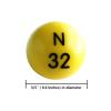 Yuanhe 3/5 Inch Bingo Balls for Standard Cages and Bingo Boards, Easy Read, 75 Count, Perfect for Parties,Bingo Nights, Raffles,Lost Bingo Ball Replacements view 4