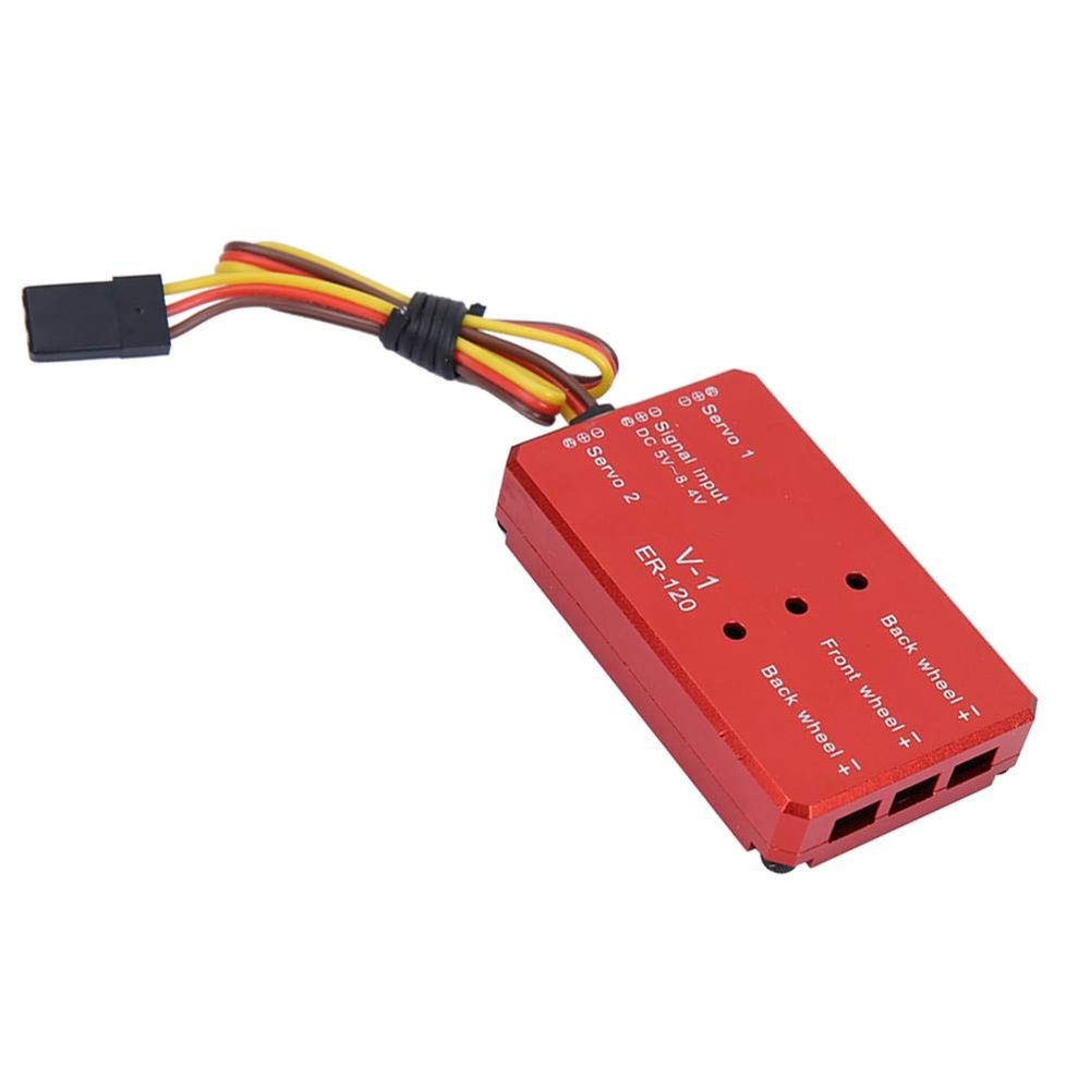 Dilwe ER120 Controller, High Accuracy Alloy JP Hobby ER-120 Electric Retractable System Suitable for Fixed Wing Aircraft RC Accessory(#1)