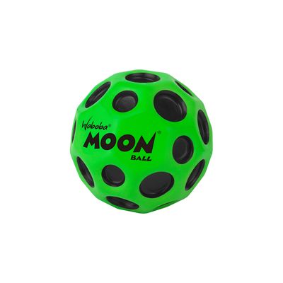 Waboba The Original Moon Ball - Hyper Bouncy Ball  Makes Pop Sound When Bounced - All Ages Extreme Bounce & Fun - Perfect for Active Play & Indoor or Outdoor Games - Green