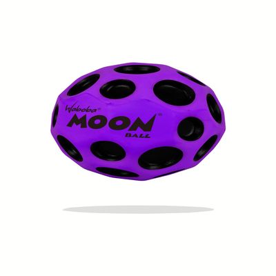 Waboba The Original Moon Ball - Hyper Bouncy Ball  Makes Pop Sound When Bounced - All Ages Extreme Bounce & Fun - Perfect for Active Play & Indoor or Outdoor Games - Purple