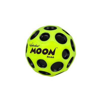 Waboba The Original Moon Ball - Hyper Bouncy Ball Makes Pop Sound When Bounced - All Ages Extreme Bounce & Fun - Perfect for Active Play & Indoor or Outdoor Games - Yellow