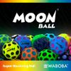 Waboba The Original Moon Ball - Hyper Bouncy Ball  Makes Pop Sound When Bounced - All Ages Extreme Bounce & Fun - Perfect for Active Play & Indoor or Outdoor Games - Yellow view 2