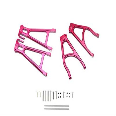 GPM for TRAXXAS-1/10 E-REVO 2.0 VXL 86086-4 Aluminum Rear Suspension ARM Set (Upper+Lower) -24PC Set (red)