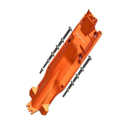 GPM 13PC Set Upgrades Aluminum 3D Skid Plate for Middle of Chassis for 1/10 E-Revo Vxl Brushless86086-4 RC Cars