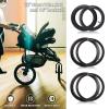 12.5'' Front and 16'' Back Wheel Replacement Tubes and Tires | Compatible with BoB Stroller Tire Tube Revolution SE/Pro/Flex/SU/Ironman - Made from BPA/Latex Free Butyl Rubber view 4