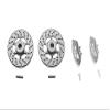 GPM for TRAXXAS-1/10 4WD Ford GT4-TEC 2.0 Aluminum Front/Rear Brake Disk+Brake CALIPER-8PC Set (Gray) view 1