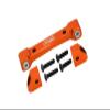 GPM for TRAXXAS-1/10 4WD Ford GT4-TEC 2.0 Aluminum Rear Lower Suspension Mount -7PC Set (Orange) view 1