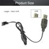Fielect SM-2P Positive USB Charging Cable for RC Car 3.6V 250mA Ni-MH Ni-CD Battery 2Pcs view 2