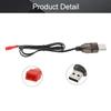 Fielect 2pcs JST USB Charger Cable 3.6V 250MA Output Ni-Cd Ni-Mh Battery Pack for RC Excavator RC Cars view 4