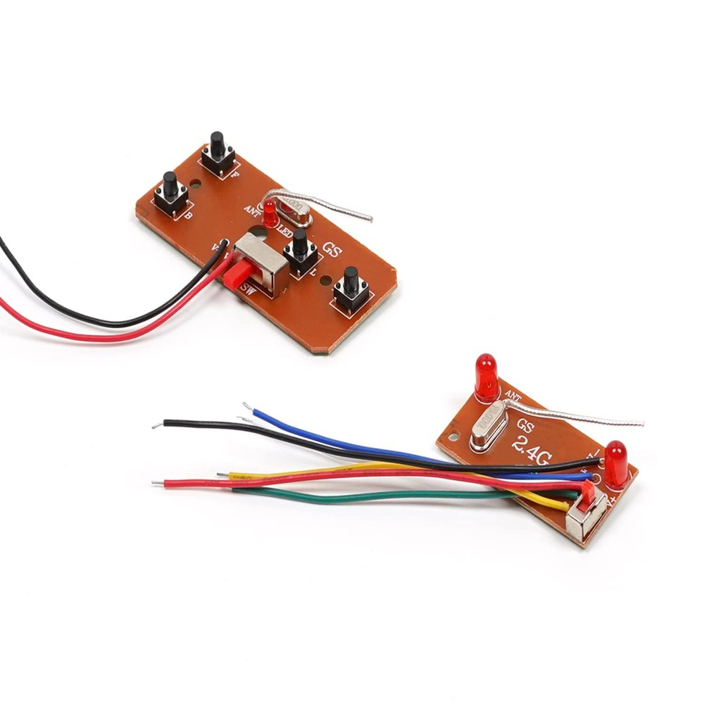 Pica Toys 2.4Ghz Wireless Remote Transmitter and Receiver Set - Accessories for Science Project Creative Engineering STEAM Education for Kids Age 8 and up