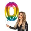 Boland 10135482 Bol22050 Number 0 Ball, Adult, Rainbow, 86 Cm view 2