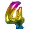 Boland 10135486 Bol22054 Ball Number 4 Rainbow 86 cm, Adult view 1