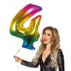 Boland 10135486 Bol22054 Ball Number 4 Rainbow 86 cm, Adult view 2