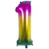 Boland 10135483 Bol22051 Number 1 Ball, Adult, Rainbow, 86 Cm view 1
